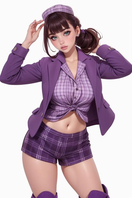Purple Plaid Outfit