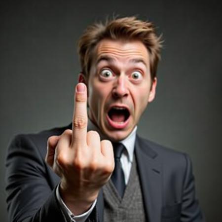Middle Finger FLUX DEV LORA