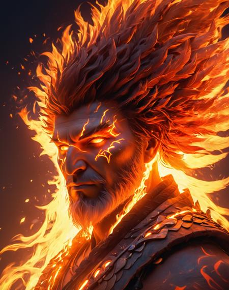 Fiery aura XL - Burning passion