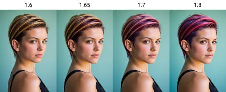 Colorful Hair Slider