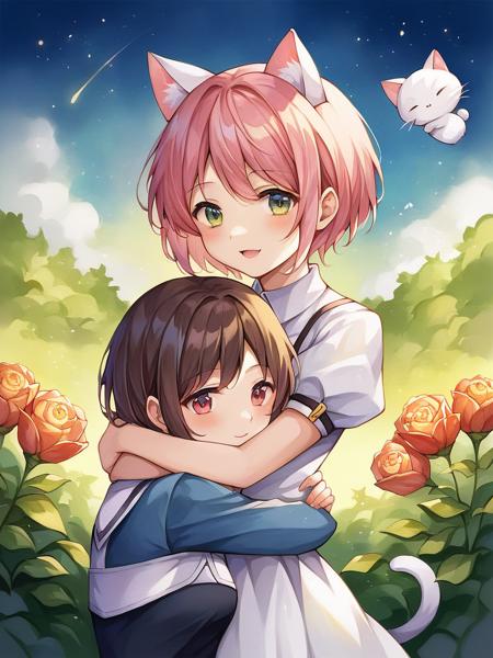 painting art Watercolor XL by Happy Ai/09/watercolor art/animation/anime/paintings/illustrations/水彩画/插画/动画/漫画/绘画/絵画/그림/