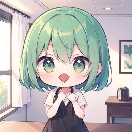 Comic expression : diamond shaped mouth 菱形の口