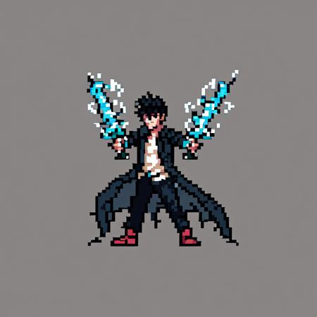 Anime Character PixelArt Style