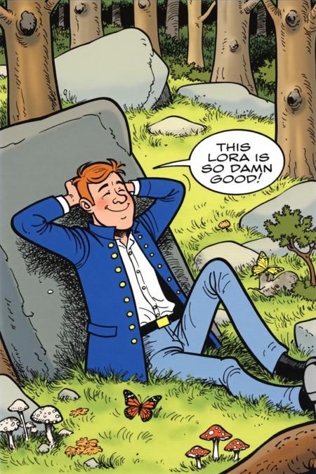 Les Tuniques Bleues - Bande dessinée style (franco-belgian comic)版本v1.0 (ID: 1041932)