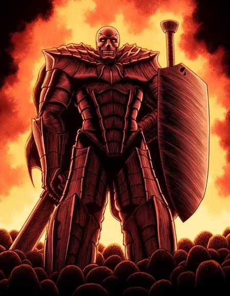 Kentarō Miura Style (Berserk) - LoRA - FLUX1.Dev