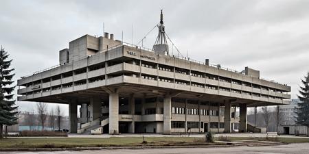 CCCP Brutalism SDXL