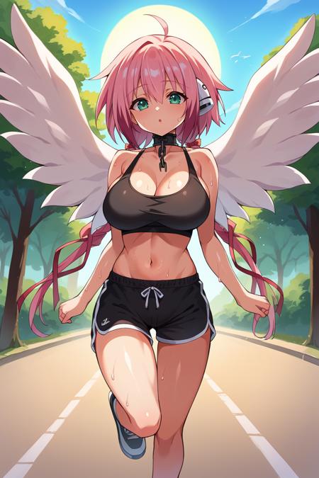 Ikaros/イカロス (Sora no Otoshimono) SDXL LoRA [Pony Diffusion]