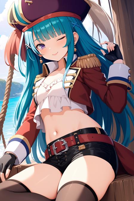 Chiyoura Ayame (Girl Friend BETA) | 千代浦あやめ (ガールフレンド（仮）) [SD 1.5 & Animagine XL]