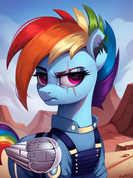 Rainbow Dash - Future War version
