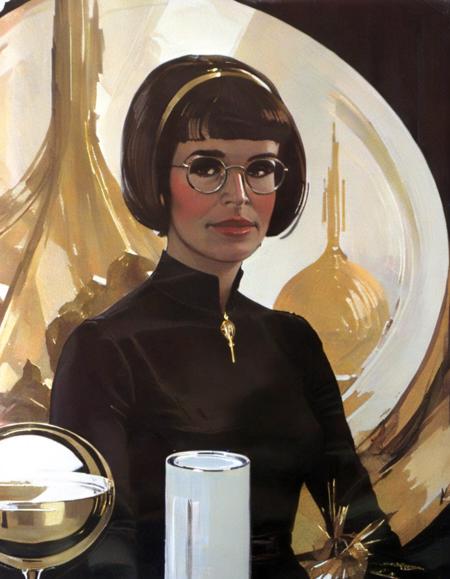 1960's Science Fiction Book Covers - Syd Mead Style - SDXL 1.0
