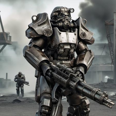 Fallout - T-60 power armor - Flux1.D & SDXL