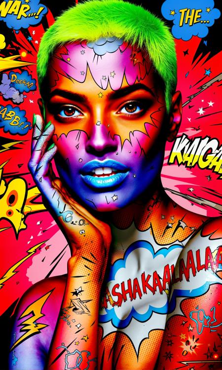 Comic Pop Art Skin [FLUX]
