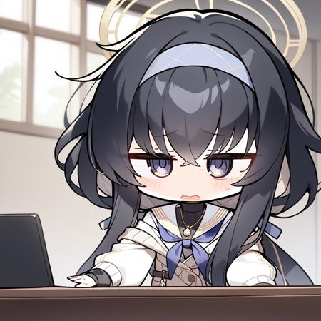 [SDXL]菰绵遥华/こもわた遙華/komowata_haruka (chibi art style)