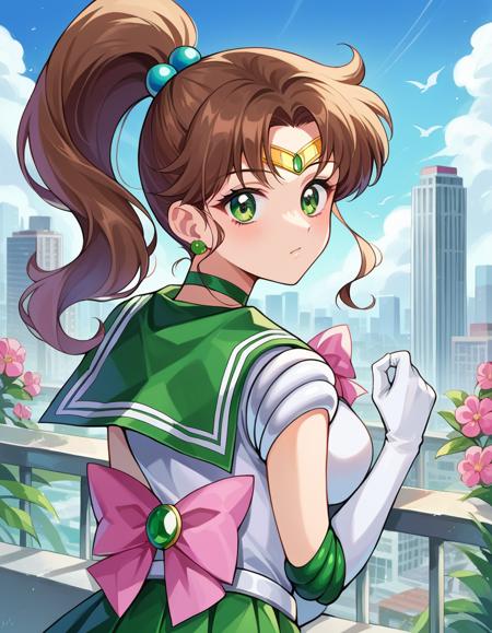 Makoto Kino (木野 まこと) / Sailor Jupiter (セーラージュピター) - Sailor Moon (美少女戦士セーラームーン) - COMMISSION W/ DATASET