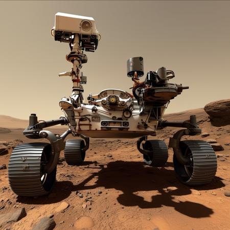 Curiosity Mars Rover - SDXL