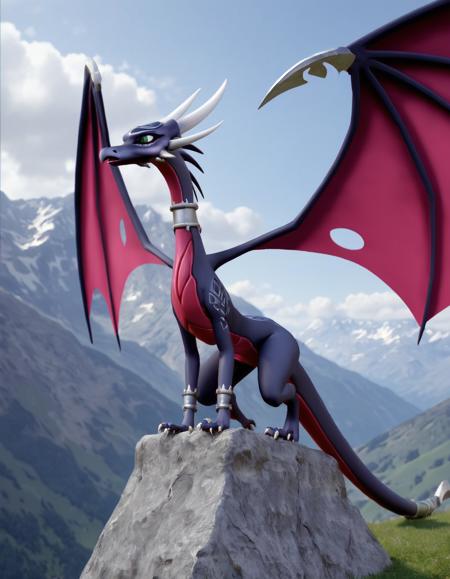 Corrupted Cynder【 The legend of Spyro - A New Beginning 】- 【PONY - FLUX - DSXL】