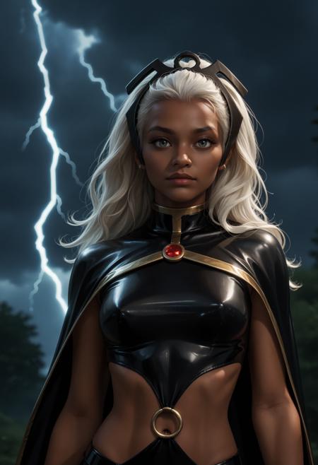 Classic Storm X-men PonyXL Character LoRA版本v1.0 (ID: 596870)