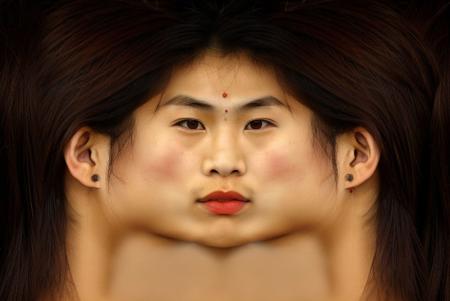 Head texture map
