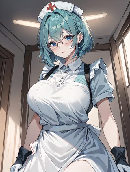 Long Puffy Nurse Uniform