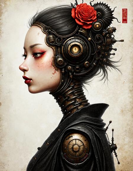 Shichigoro Gothic Steampunk/Biomechanical style [Flux]