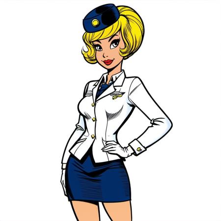 Natacha - Walthéry comics - SDXL Realistic & Comics版本v1.0 (ID: 556353)