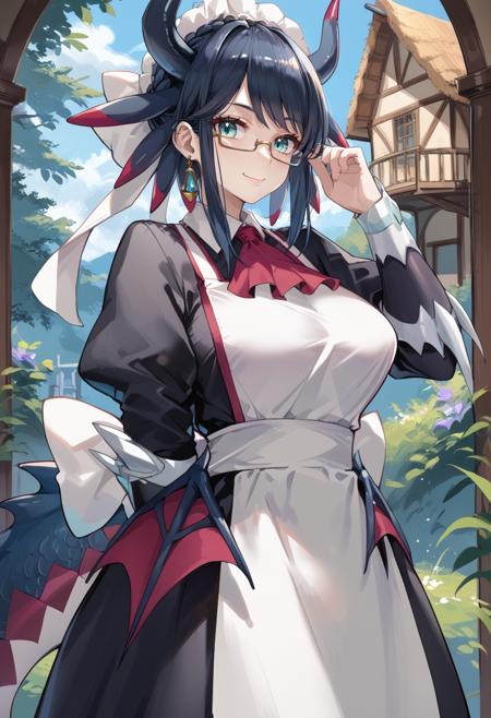 Yu-Gi-Oh! - House Dragonmaid (ドラゴンメイド・ハスキー) PonyXL