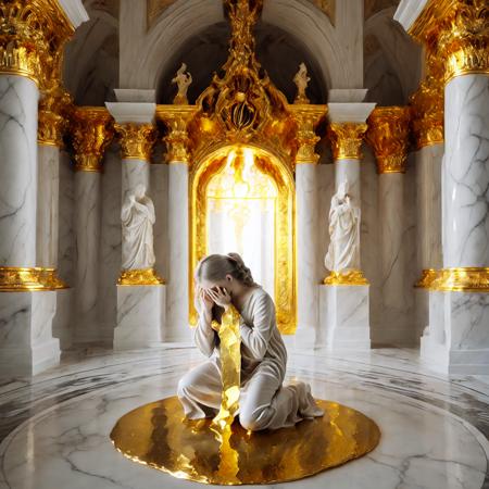 White and Gold Marble - Dream-like Architecture