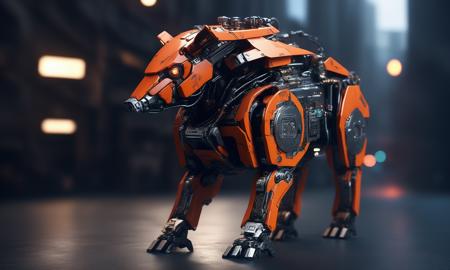 XL Special effects mech art style