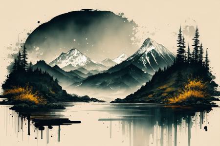 Ink scenery | 水墨山水