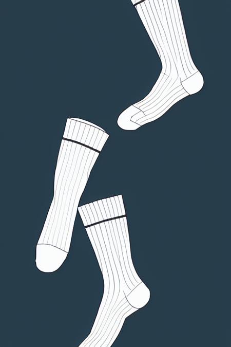 socks removed - white | simple painting layer