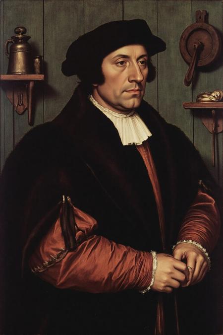 Tudor Portrait Splendour:  Hans Holbein the Younger Style