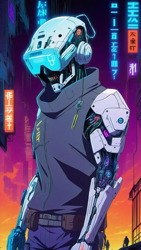 Cyberpunk Anime Style