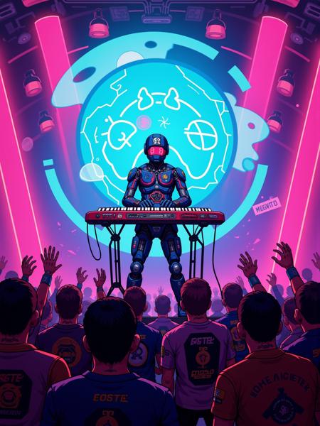 Neon Anime Punk FLUX