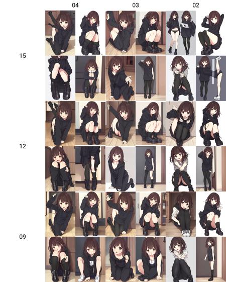 Menhera Kurumi Nanase (Menhera Shoujo Kurumi-chan) stickers only
