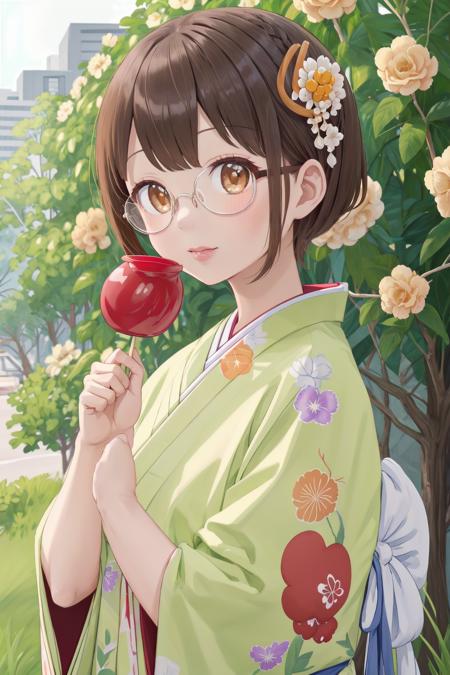 りんご飴 candy apple SD15