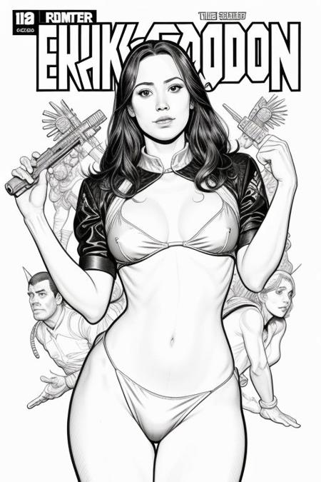 Frank Cho Art by HexMerlin