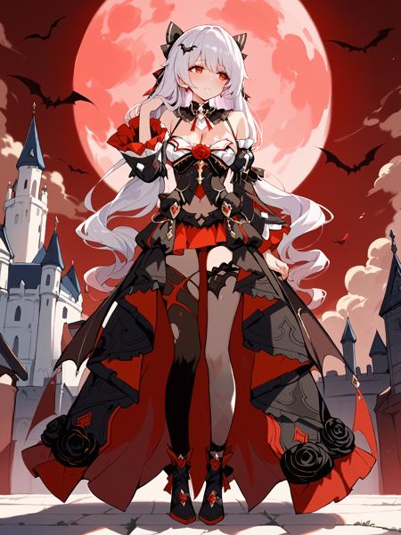 Theresa Apocalypse · Lunar Vow: Crimson Love 德丽莎 月下誓约· 予爱以心 | Honkai Impact 3rd