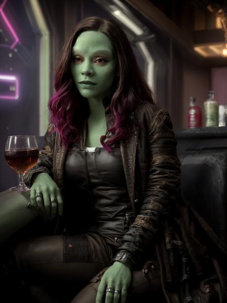 Gamora from Guardians of the Galaxy (Zoe Saldana)