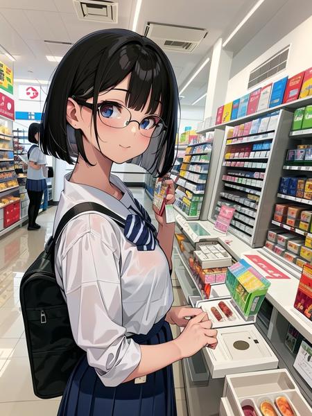 コンビニ Japanese convenience store LoRA