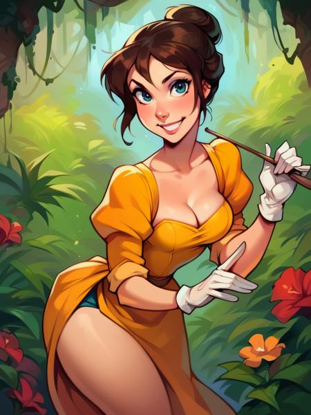 Jane Porter (Tarzan) Disney - SD 1.5 | XL PONY - by YeiyeiArt