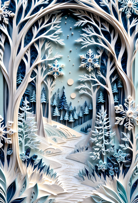 Paper Quilling And Layering Style - [Flux/SDXL/SD1.5]