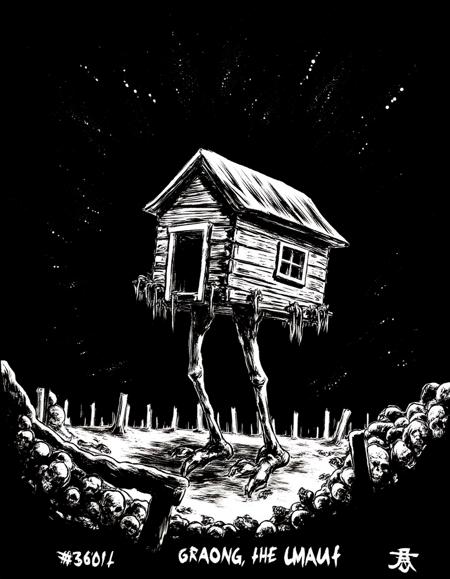 Ink monsters by Kim Diaz Holm