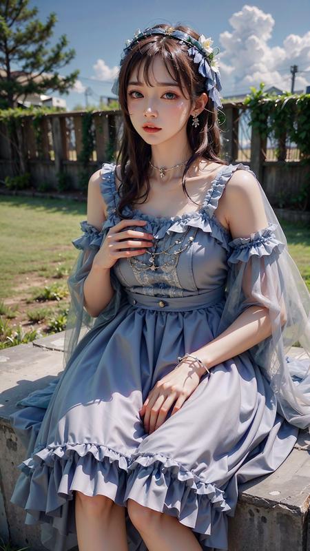 【去海边】Dress No.12 Grey Dress版本Dress No.12 V3 qhb (ID: 183104)