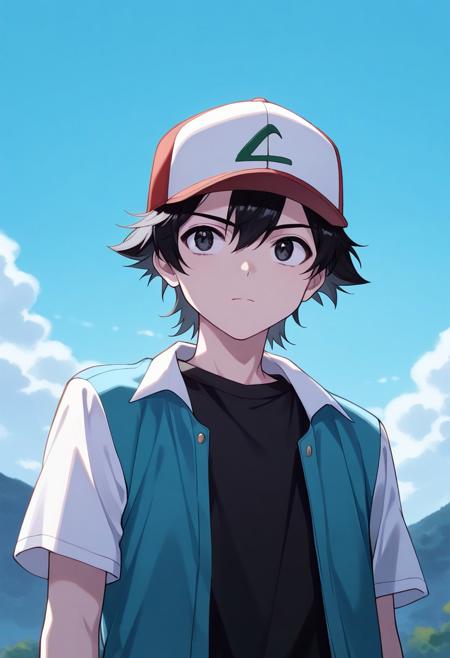 Ash Ketchum / Satoshi - Kanto version - Pony + Illustrious