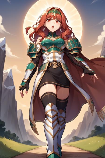 Celica/アンテーゼ (Fire Emblem Echoes: Shadows of Valentia) SDXL LoRA | 6 Outfits [Pony Diffusion]