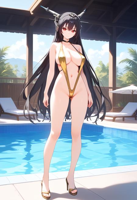 [PonyV6 XL] Nagato [Kantai Collection] Def & Swimsuit / Kai2 & Sunday best | 長門 (艦これ)