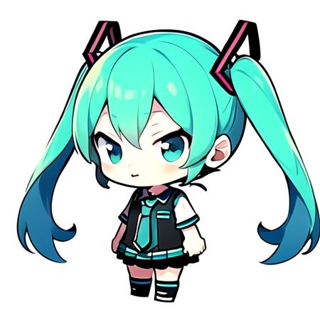 Boldline game style: boldline anything easily especially chibi 粗线条2D游戏lora：适合Q版人物