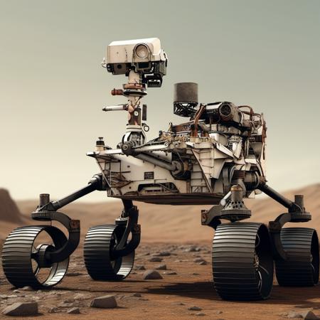 Curiosity Mars Rover - SDXL