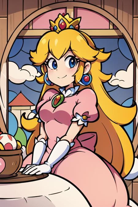 Princess Peach (Retro 2D LoRA)