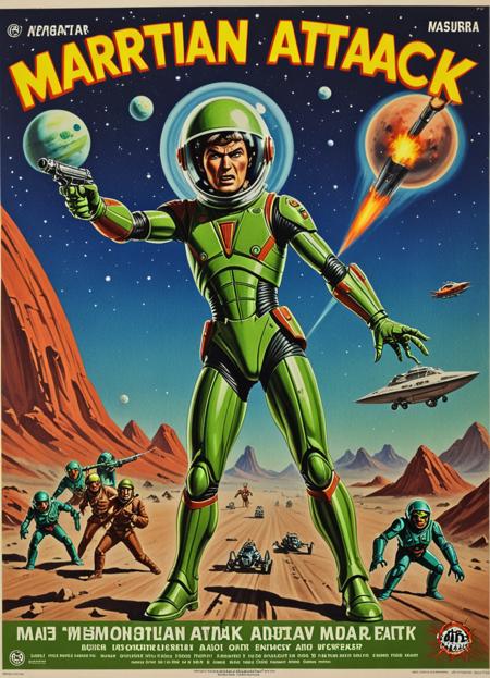 Vintage B-Movie Posters (SDXL)